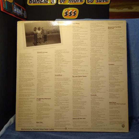 Rickie Lee Jones 1979 Vinyl Record - Picture 2 of 4